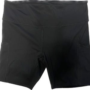 all in motion active wear spandex workout shorts XXL